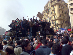 The story of the Egyptian demonstrations continues to unfold (photograph courtesy of Rami Raoof under Creative Commons license)